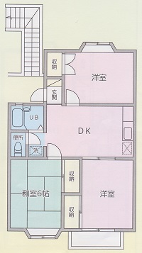 ベルビレッジⅠ202間取り