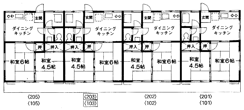 コーポ越谷間取り